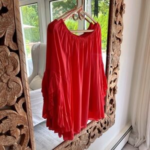 BEAUTIFUL HOT CORAL FEVER TOP ✨